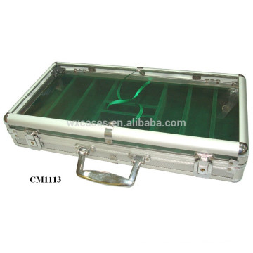 New arrival Foshan 300 aluminum poker chip acrylic case